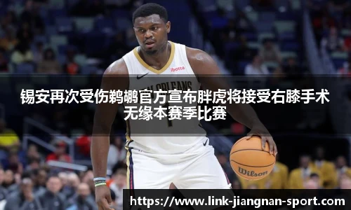 锡安再次受伤鹈鹕官方宣布胖虎将接受右膝手术无缘本赛季比赛